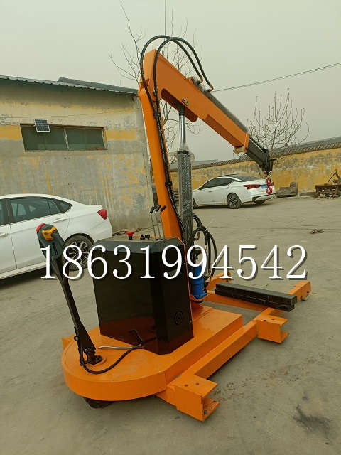 满州乡自卸车厢随车吊 自制轮式四不像起重机 四驱平板吊 5吨 贵盛